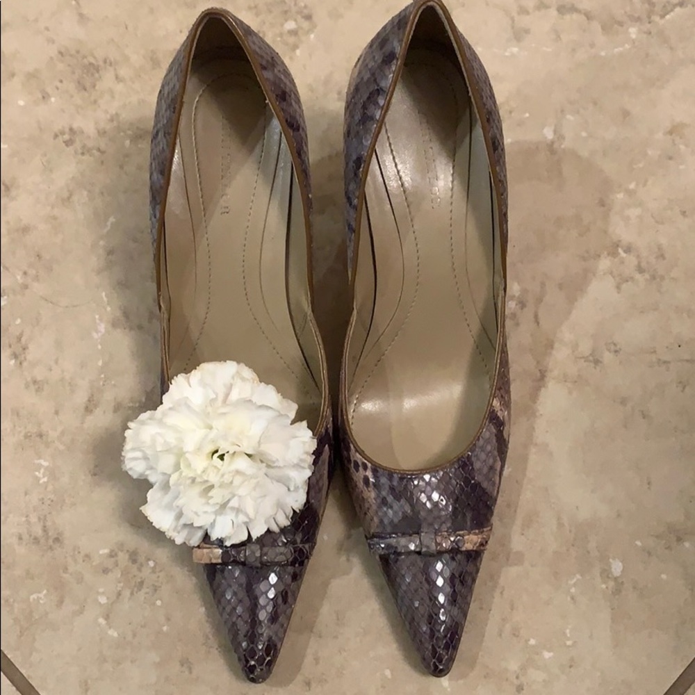 Ann Taylor snakeskin heels